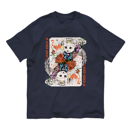 ♥️天使猫トランプ♥️777 Organic Cotton T-Shirt