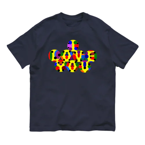 〇文字『I Love you h.t.』 オーガニックコットンTシャツ