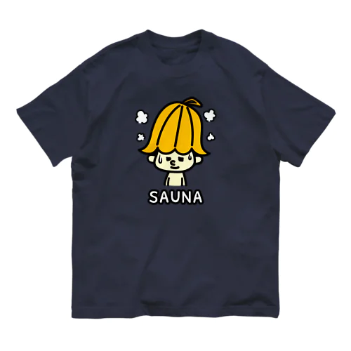 サウナ大好きサウナハトン オーガニックコットンTシャツ