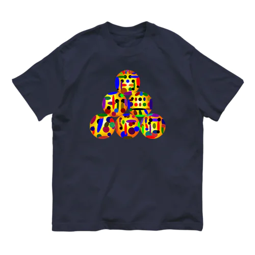 〇文字『南無阿弥陀仏h.t.』 オーガニックコットンTシャツ