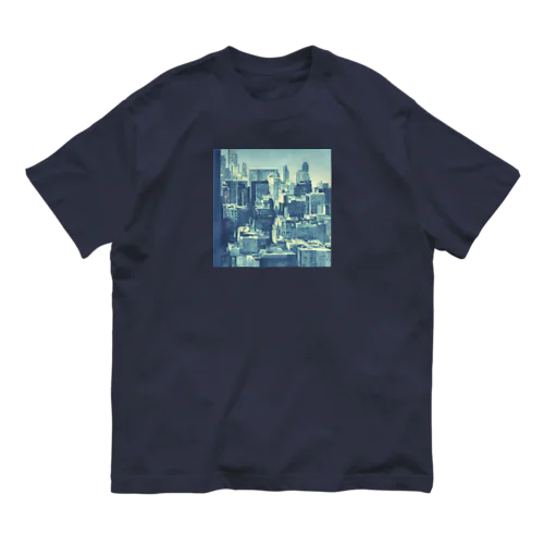 Dawn of the Retro Metropolis オーガニックコットンTシャツ