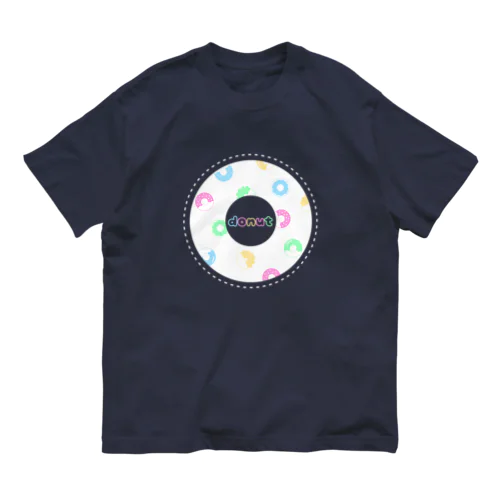 donut(ドーナツ)カラフルver. オーガニックコットンTシャツ