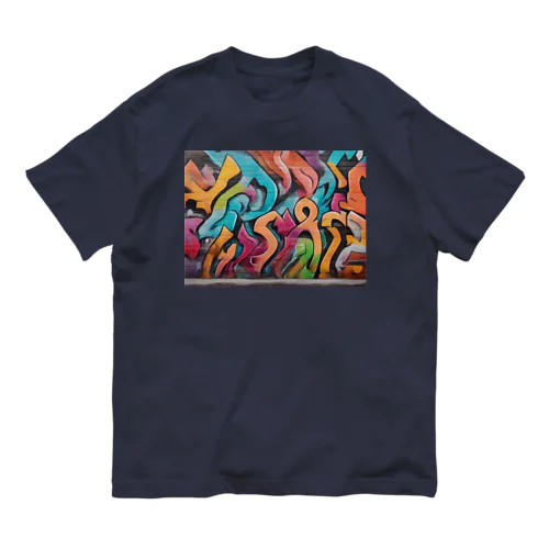 サイケデリックアート オーガニックコットンTシャツ