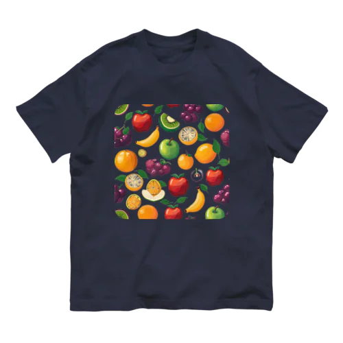 果物柄　#001 Organic Cotton T-Shirt