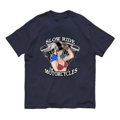 SLOW RIDE MOTORCYCLES Organic Cotton T-Shirt