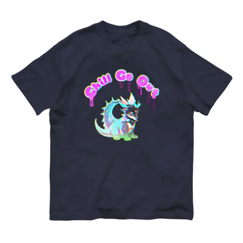 マメ柴チルちゃん　ドラゴンバージョン Organic Cotton T-Shirt