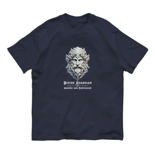 勇気と慈愛の守護神!(濃色用) オーガニックコットンTシャツ