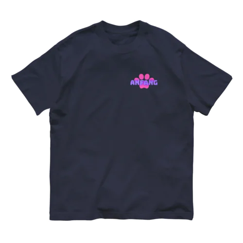 ANFANG Dog stamp series  オーガニックコットンTシャツ