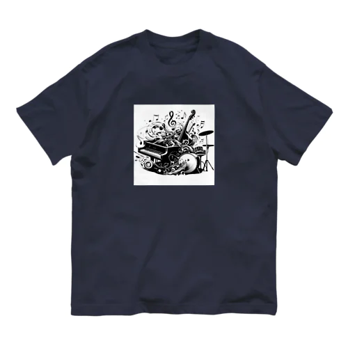 ♪Bursting Jazz Organic Cotton T-Shirt