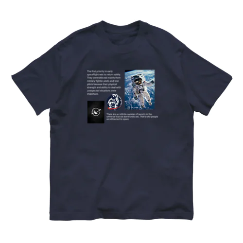 Astronauts オーガニックコットンTシャツ