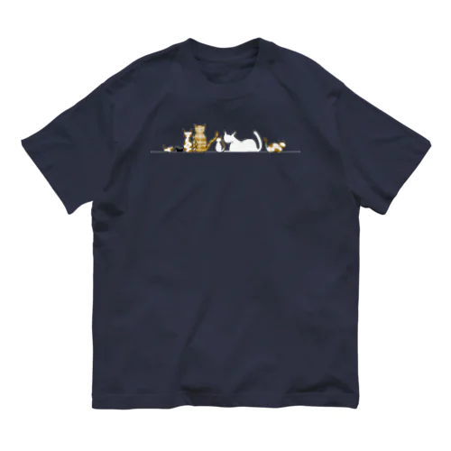 Cat Gathering【猫集会】 Organic Cotton T-Shirt