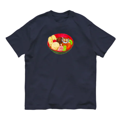 クリームあんみつとトラちゃん Organic Cotton T-Shirt