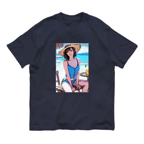 Beach Girl 5 オーガニックコットンTシャツ