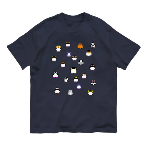 16bit Penguins Allstars(Sougara) Organic Cotton T-Shirt