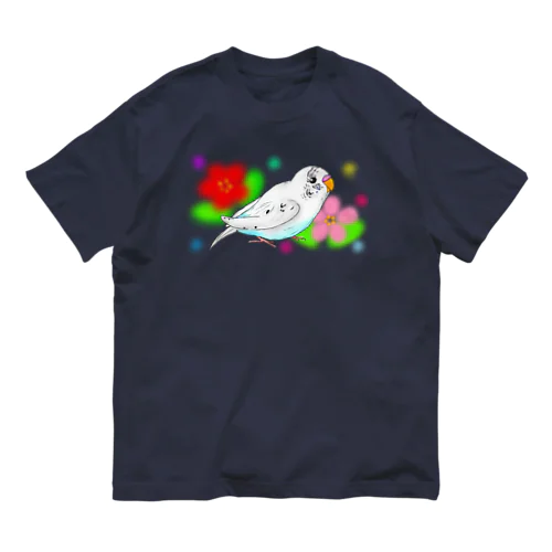 セキセイインコのピーコちゃんⅡ Organic Cotton T-Shirt