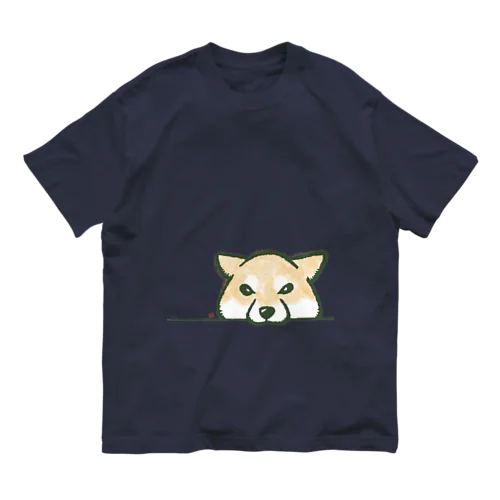 おねだり柴犬 オーガニックコットンTシャツ