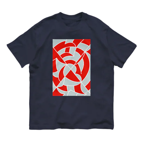 いろどり直弧文 Organic Cotton T-Shirt