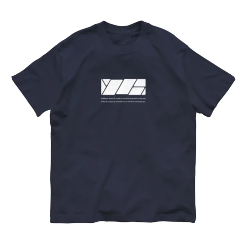 YZHモノ Organic Cotton T-Shirt