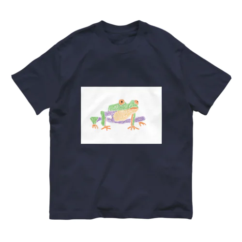カエル Organic Cotton T-Shirt