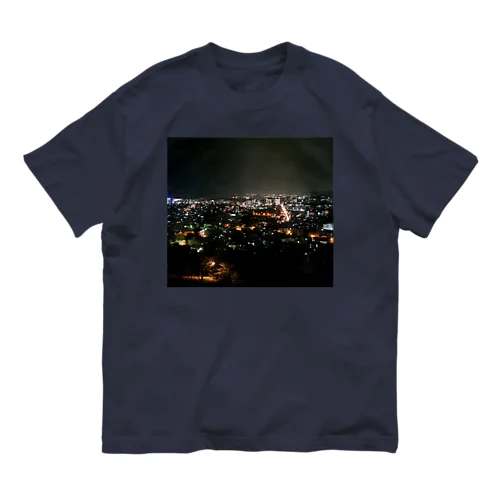 Night Scape オーガニックコットンTシャツ