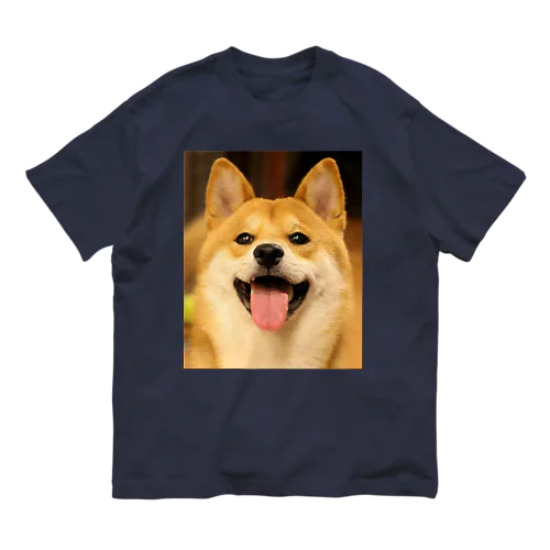 柴犬 りゅう Organic Cotton T-Shirt