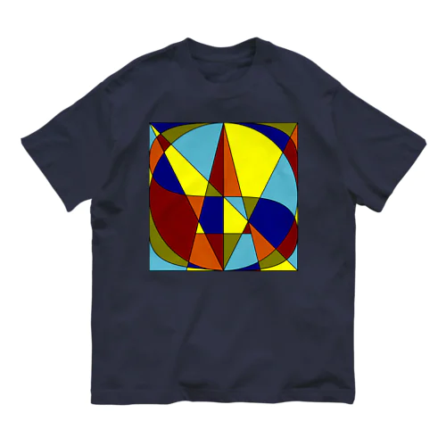 幾何学模様ロゴ Organic Cotton T-Shirt