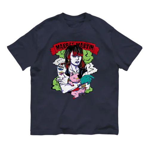 MARBLE MARVIN オーガニックコットンTシャツ