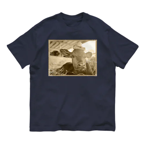 Happy calf Yuu-kun! Organic Cotton T-Shirt