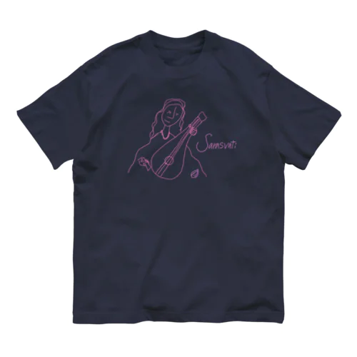 弁財天サン Organic Cotton T-Shirt