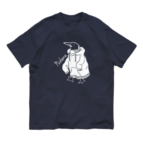 ペンギンパーカー（白） Organic Cotton T-Shirt