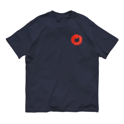 アルファベットどうぶつ　O　タコ Organic Cotton T-Shirt