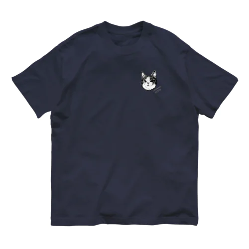 エキセントリックキジシロ猫T オーガニックコットンTシャツ