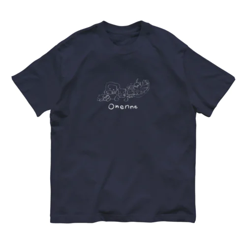 Onenne 白 Organic Cotton T-Shirt