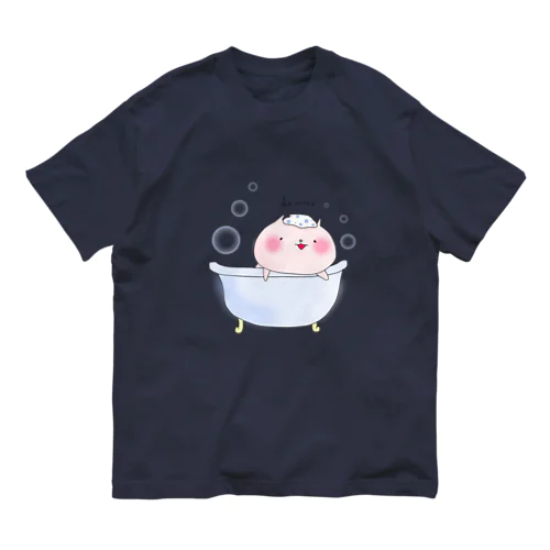 お風呂deうささん Organic Cotton T-Shirt