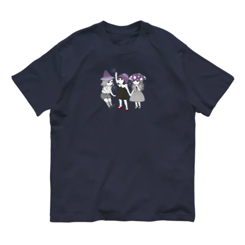 三つ子の毒キノコ オーガニックコットンTシャツ