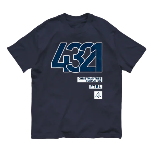 4321のシステム オーガニックコットンTシャツ