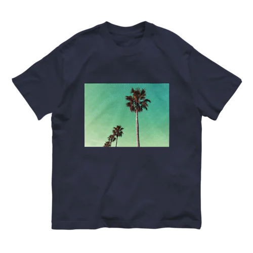 palm trees. オーガニックコットンTシャツ
