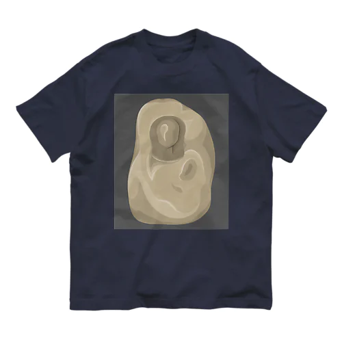 彫刻（偽）　version2 Organic Cotton T-Shirt