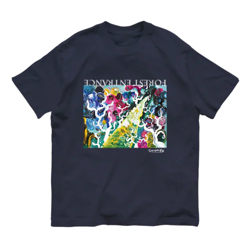 FOREST ENTRANCE Tシャツ(濃色) Organic Cotton T-Shirt