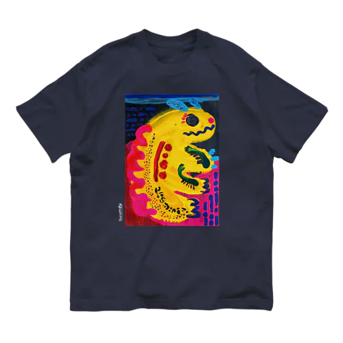 ケロ Tシャツ(濃色) オーガニックコットンTシャツ