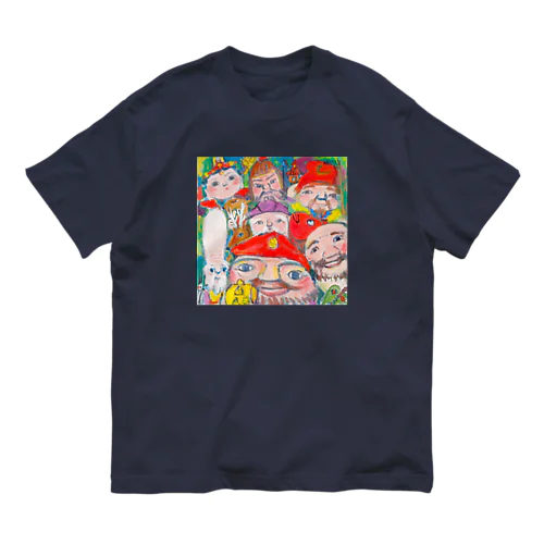 七福神さま Tシャツ オーガニックコットンTシャツ