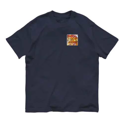 Nexfo落款シリーズ橙 Organic Cotton T-Shirt