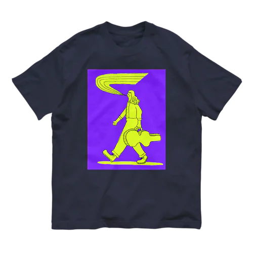 "SINGER" オーガニックコットンTシャツ