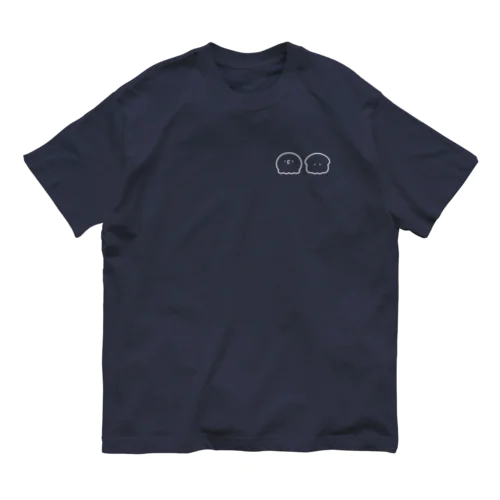 たこいかワンポイント（しろぬき） Organic Cotton T-Shirt