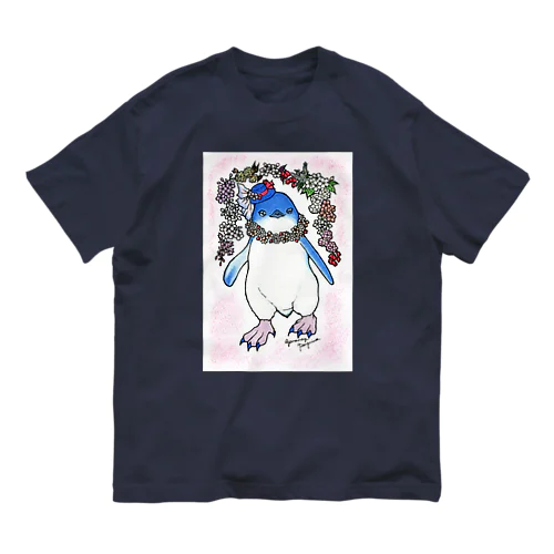 令和ぺんぎん－桜ふぇありー‐ オーガニックコットンTシャツ