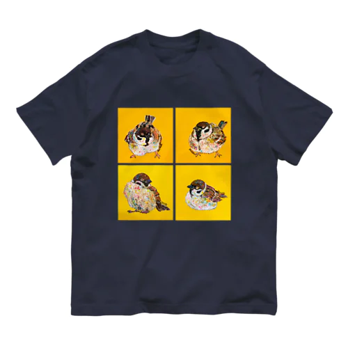 ちゅんTシャツA オーガニックコットンTシャツ