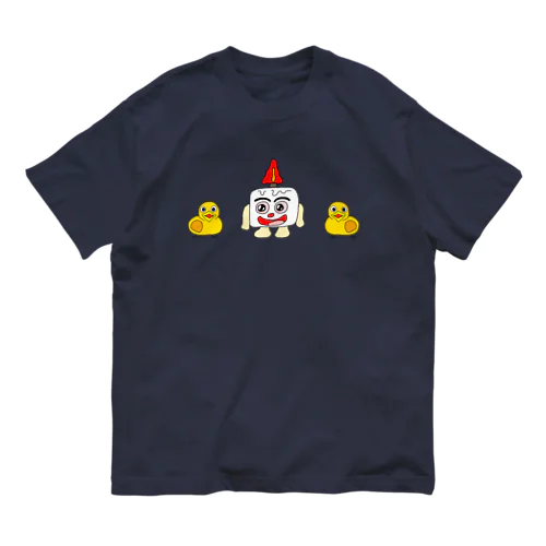 キャンドルくんとヒヨコ オーガニックコットンTシャツ