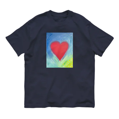 ハート Organic Cotton T-Shirt