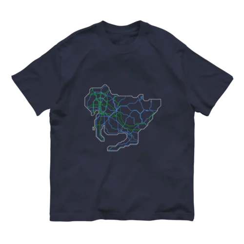 【基盤風】愛知配線図 Organic Cotton T-Shirt