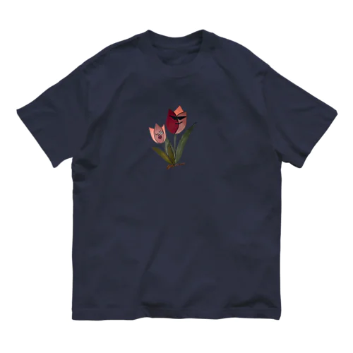 チューリップ夫婦 Organic Cotton T-Shirt